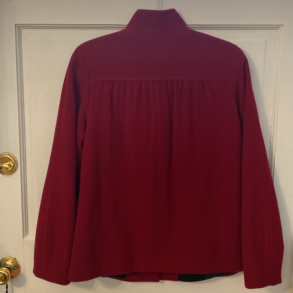 Red wool jacket - Picture 4 of 11